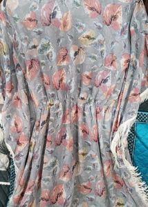 Bohemian Floral Kaftan Gown