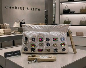 Charles &amp; Keith INSPIRED Embellished Clutch Bag