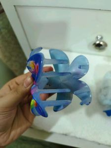 Cute Blue Stitch Hair Claw Clip