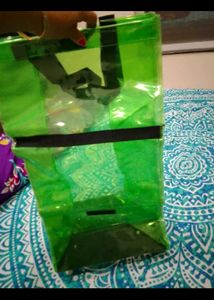 Bright Green Shopping Trolley Bag