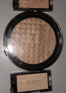 glow kit makeup Revolution Highlighter &amp; eyeshadow