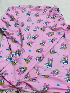 Daisy Duck Print Sweatshirt