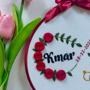Couple Name Hoop 🌹