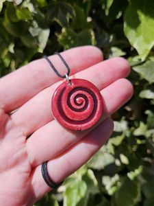 y2k Unique Spiral Pendant Necklace