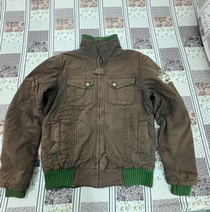 TYCOON RAW Stylish Brown Bomber Jacket