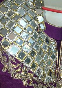 Net Lehnga with long kurta