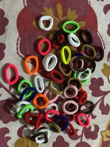 Vibrant Hair Ties - Pack of 50