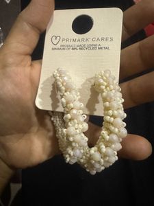Primark Beaded Hoop Earrings