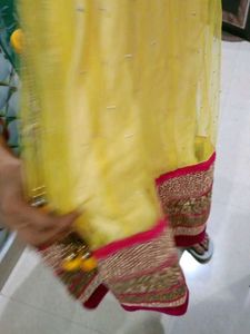 Beautiful Yellow Lehenga Skirt