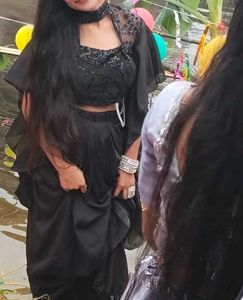 Elegant Black Lehenga Choli Set