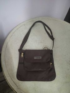 Charles &amp; Keith Brown Crossbody Bag