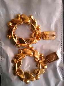 Earrings Golden Color
