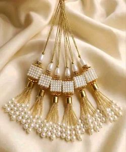 White Latkans for suit,, saares, blouse