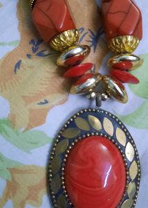 New Red Colour Necklace