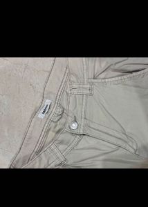 Cream Cargo Pants