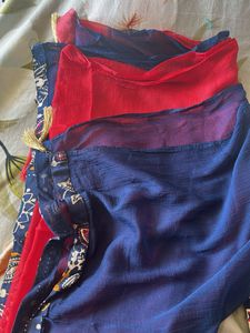 Beautiful embroiderd kurta with pants and dupatta