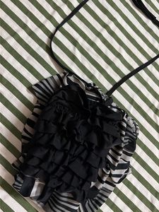 Strapless Black &amp; White Pattern Dress