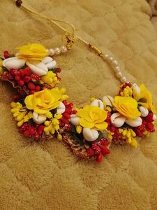 Floral Jewellery Set for Haldi/Mehendi