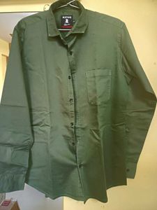 Mustang Olive Green Shirt