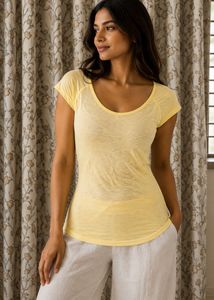 Decathlon Yellow Basic T-Shirt