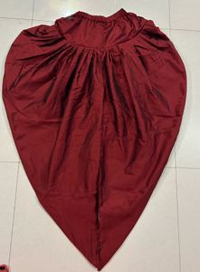 Burgundy Tulip Dhoti Salwar