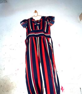 Striped Jumpsuit
