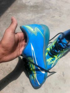 Puma Blue Green Soccer Cleats