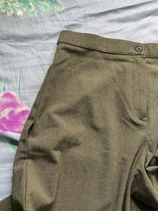 straight Leg Olive Pants