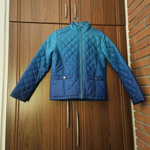 Blue puffer jacket 🧥minor Stain Shown In Pic