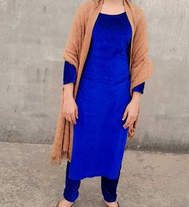 Velvet Kurta Set