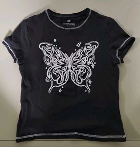 H&M Graphic Butterfly T-Shirt
