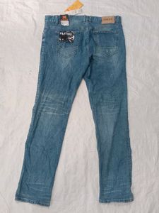 Distressed Denim Jeans