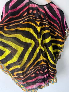 Designer Label Pure Georgette Boho Kaftan Top