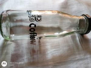aesthetic milk shake glass bottle with lid