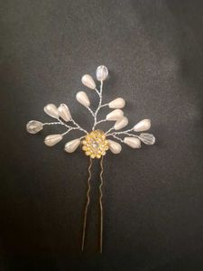 Elegant Beaded Hair Pin