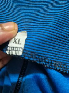 Blue Joggers with Zippers
