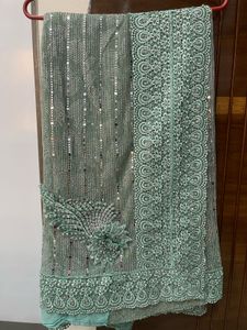 Exquisite Lace Saree with Blouse