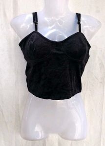 Black Velvet Cami Top