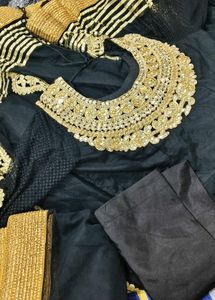 Elegant Black &amp; Gold Blouse