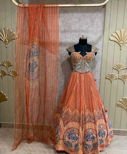 Vibrant Embellished Lehenga Choli Set
