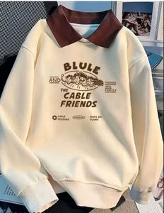 Cream Colored Graphic Sweatshirt