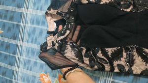 Elegant Black Lace Sheath Dress