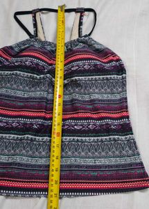 Bohemian Print Spaghetti Strap Tank Top