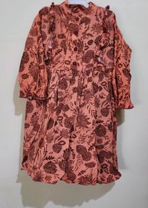 Full Sleeve Short Dress For Girls