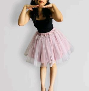 Tulle Mini Skirt
