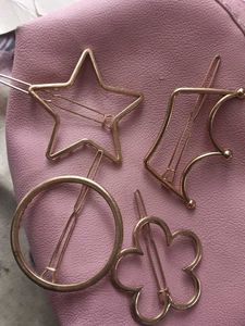 Cute Hair Clips Set - Star, Crown, Circle, Flower