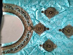 Light Blue Kurta Set with Dupatta