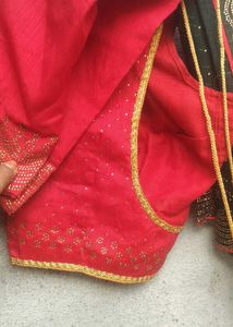 elegant green saree