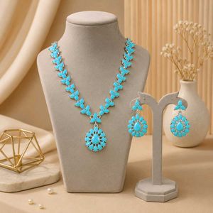 Stunning Turquoise Necklace & Earrings Set