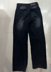 Baggy Black Wash Denim Jeans